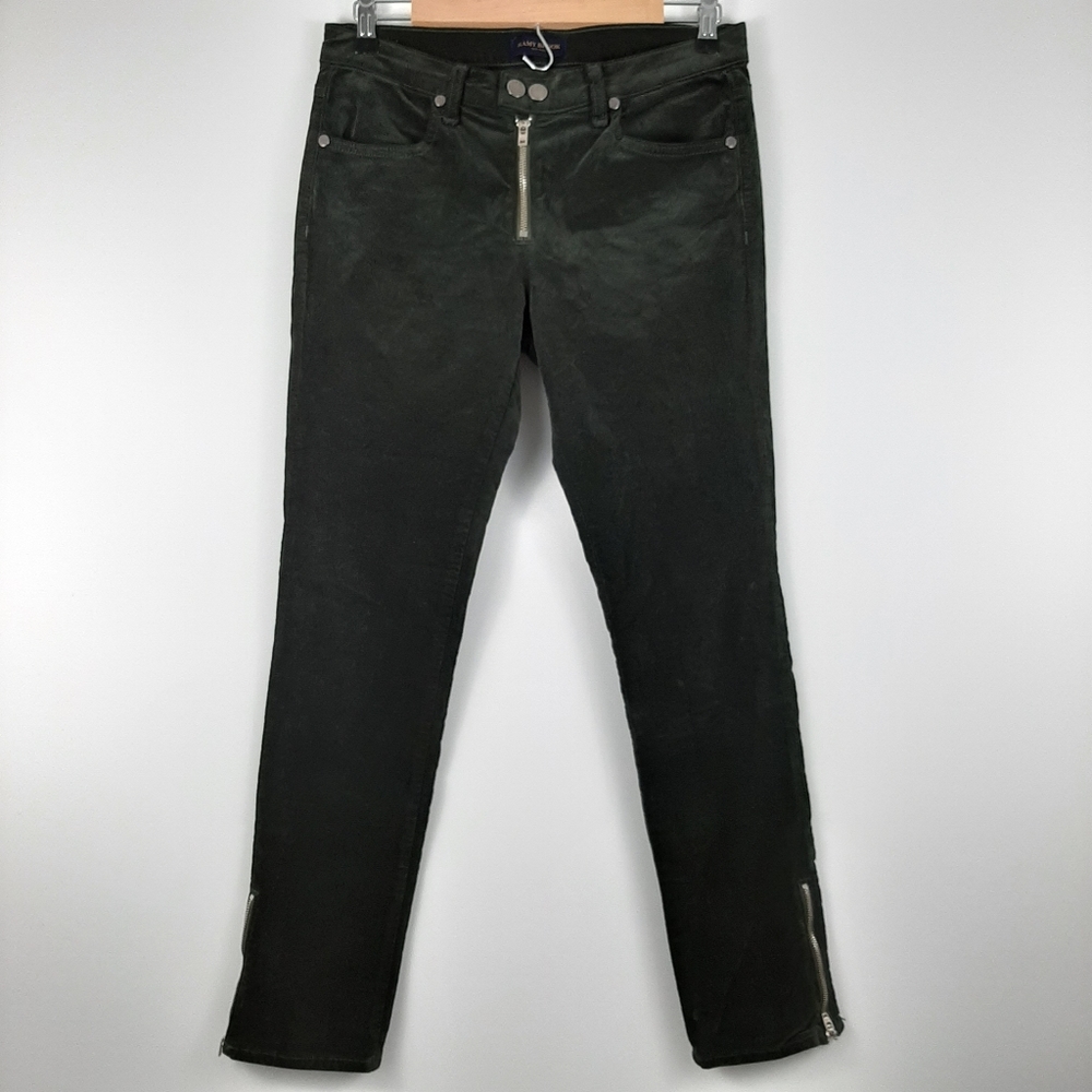 Ramy Brook Kate Midrise Skinny Stretch Velvet Pants Size 28